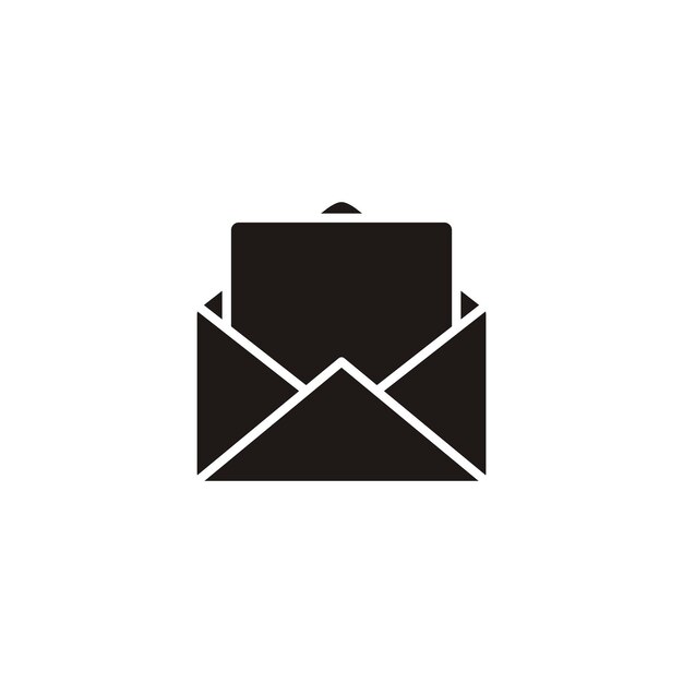 Trendy Envelope Icon Vector Template