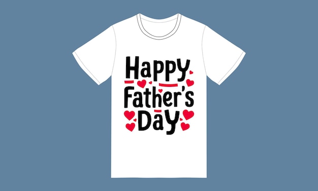 trendy fathers day typography graphic tshirt design