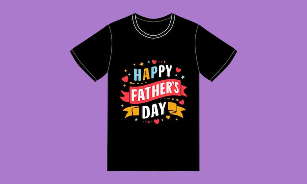 trendy fathers day typography graphic tshirt design