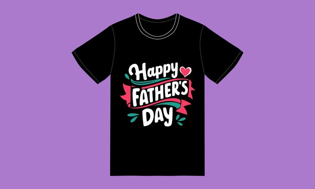 trendy fathers day typography graphic tshirt design