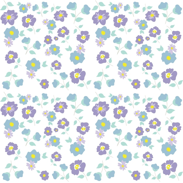 Trendy floral design, floral seamless pattern for fashion, wallpapers, print. Liberty style.