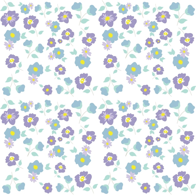 Trendy floral design, floral seamless pattern for fashion, wallpapers, print. Liberty style.