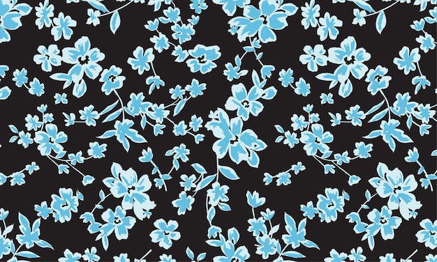 Trendy floral design, floral seamless pattern for fashion, wallpapers, print. liberty style