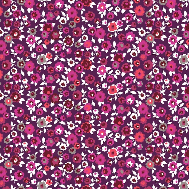 Trendy floral design, floral seamless pattern for fashion, wallpapers, print. Liberty style.