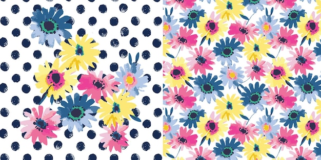 Trendy floral design, floral seamless pattern for fashion, wallpapers, print. Liberty style.