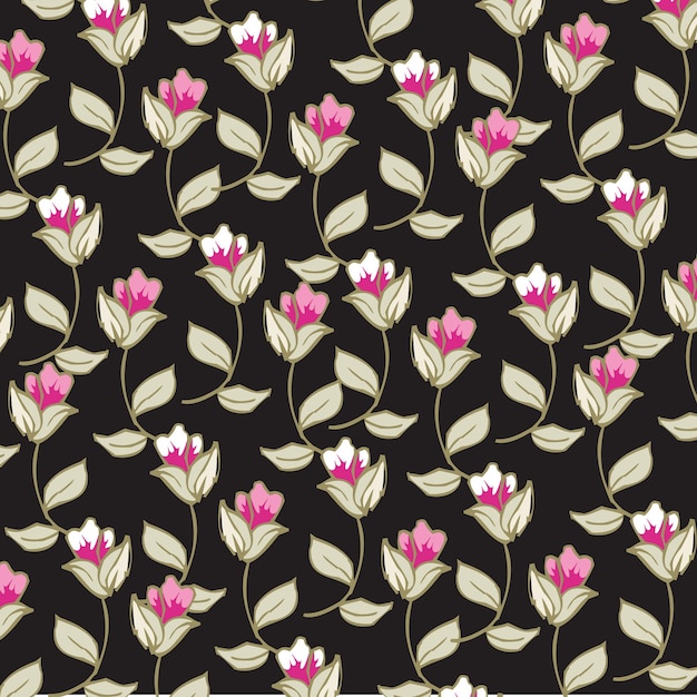 Trendy floral design, floral seamless pattern for fashion, wallpapers, print. Liberty style.