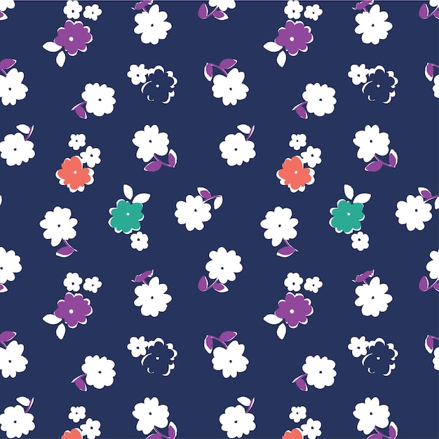 Trendy floral design, floral seamless pattern for fashion, wallpapers print. liberty style.