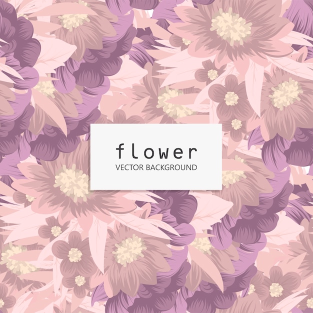 Trendy Floral Seamless Pattern