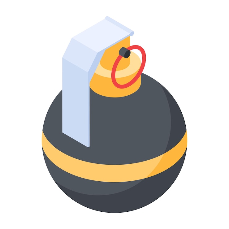 Vector trendy gaming components isometric icon