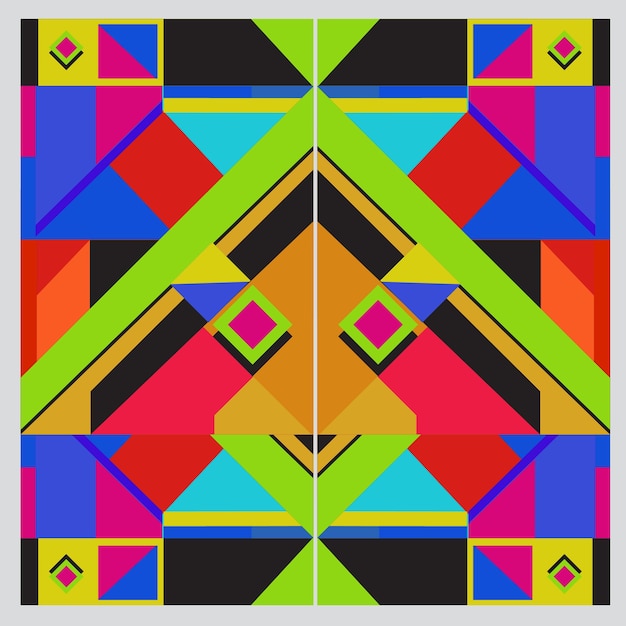 トレンディーな幾何学要素memphisグリーティングカードデザイン。レトロスタイルのテクスチャ、パターン、要素。現代の抽象的なデザインのポスターと表紙のテンプレート