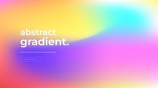 Trendy gradient background colorful abstract
