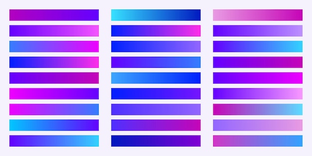 Trendy Gradients color collection