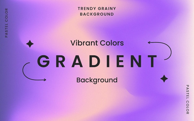 Trendy grainy background with vibrant colors free vector