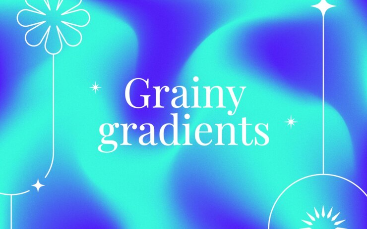 Trendy grainy background with vibrant colors free vector