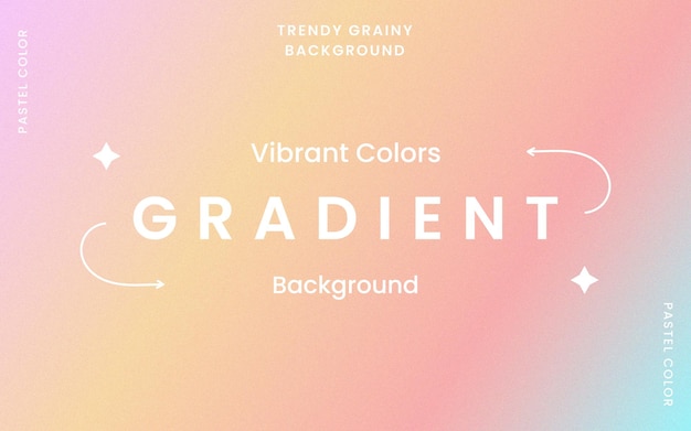 Vector trendy grainy background with vibrant colors free vector