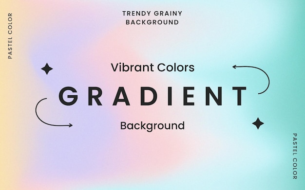 Trendy grainy background with vibrant colors Free Vector