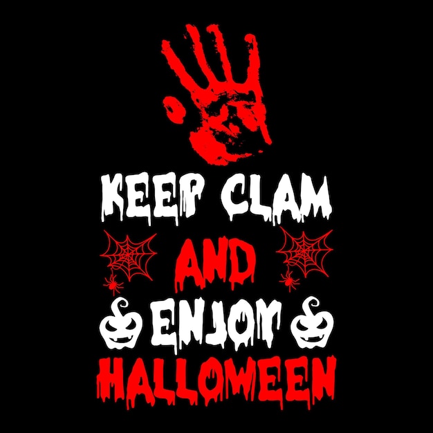 Trendy Halloween-dag typografie en grafisch T-shirtontwerp