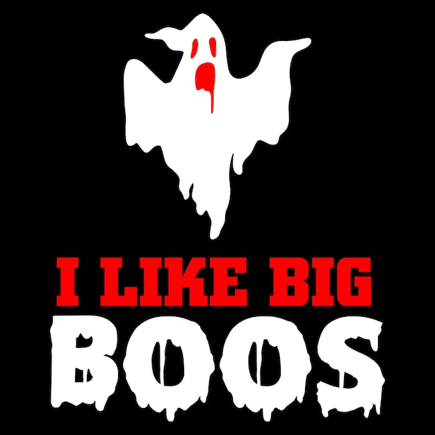 Trendy Halloween Day Typography and Graphic T shirt design