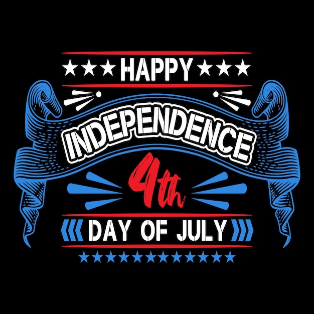 Trendy Happy Independence day t shirt design