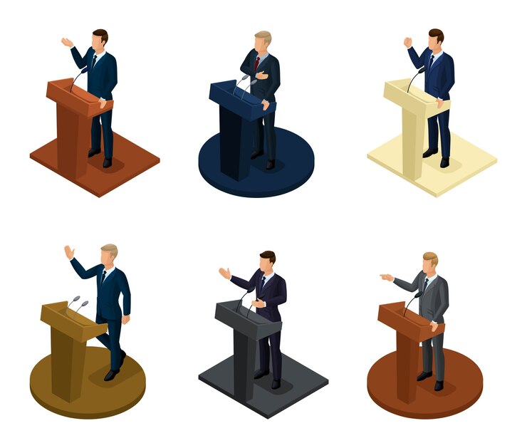 Vector trendy isometric people