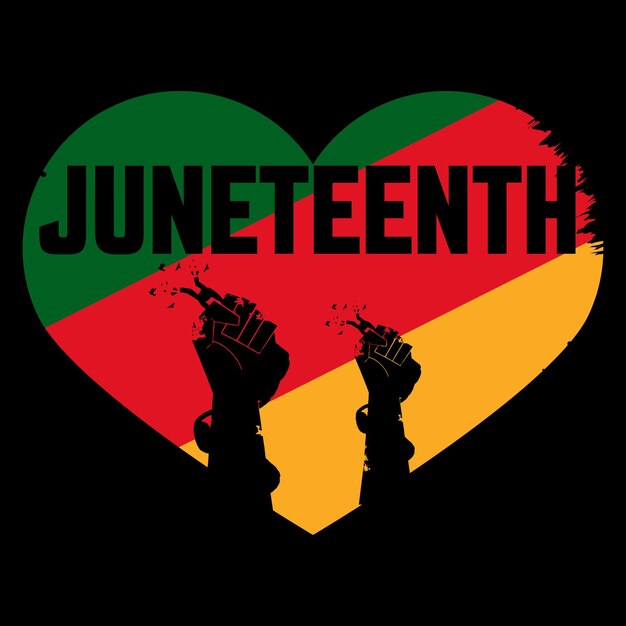 Trendy juneteenth t shirt design