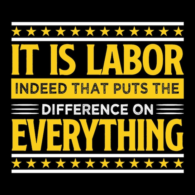 Trendy Labor day t shirt design