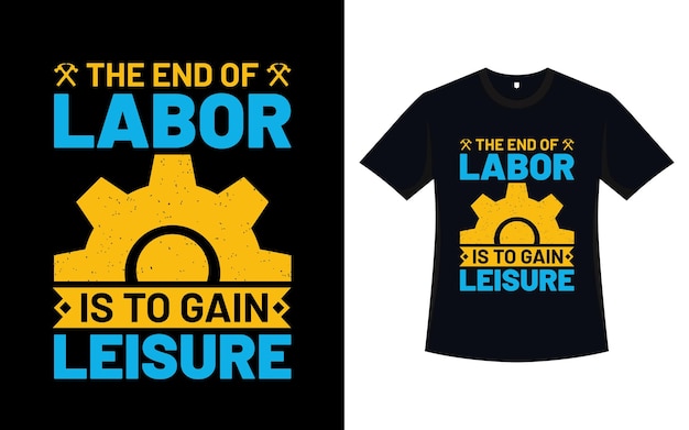 Trendy labor day t-shirt design