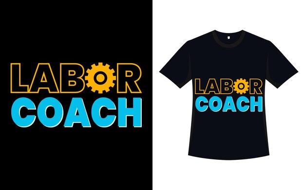 Trendy labor day t-shirt design