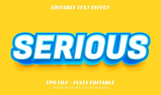 Vector trendy modern editable text style effect