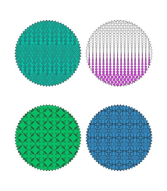 Vector trendy moderne abstracte achtergrond met eenvoudige vormen voorwerpen figuren kleurrijke geometrische patronen