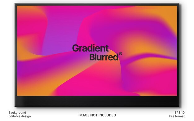 Trendy moderne gradiënt poster abstracte vector achtergrond