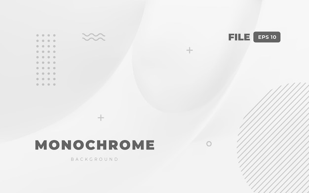 Vector trendy monochrome background design