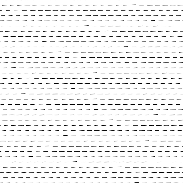 Trendy monochrome brush marks Seamless pattern