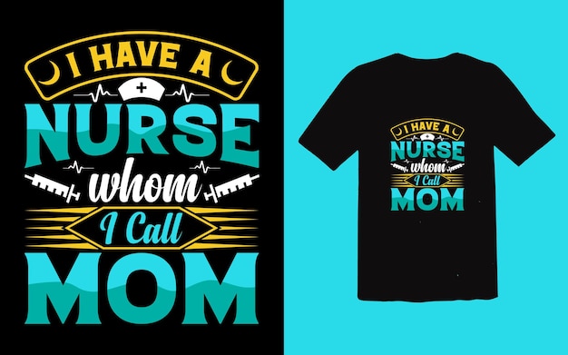 Trendy Nurse tshirt design typographic vector