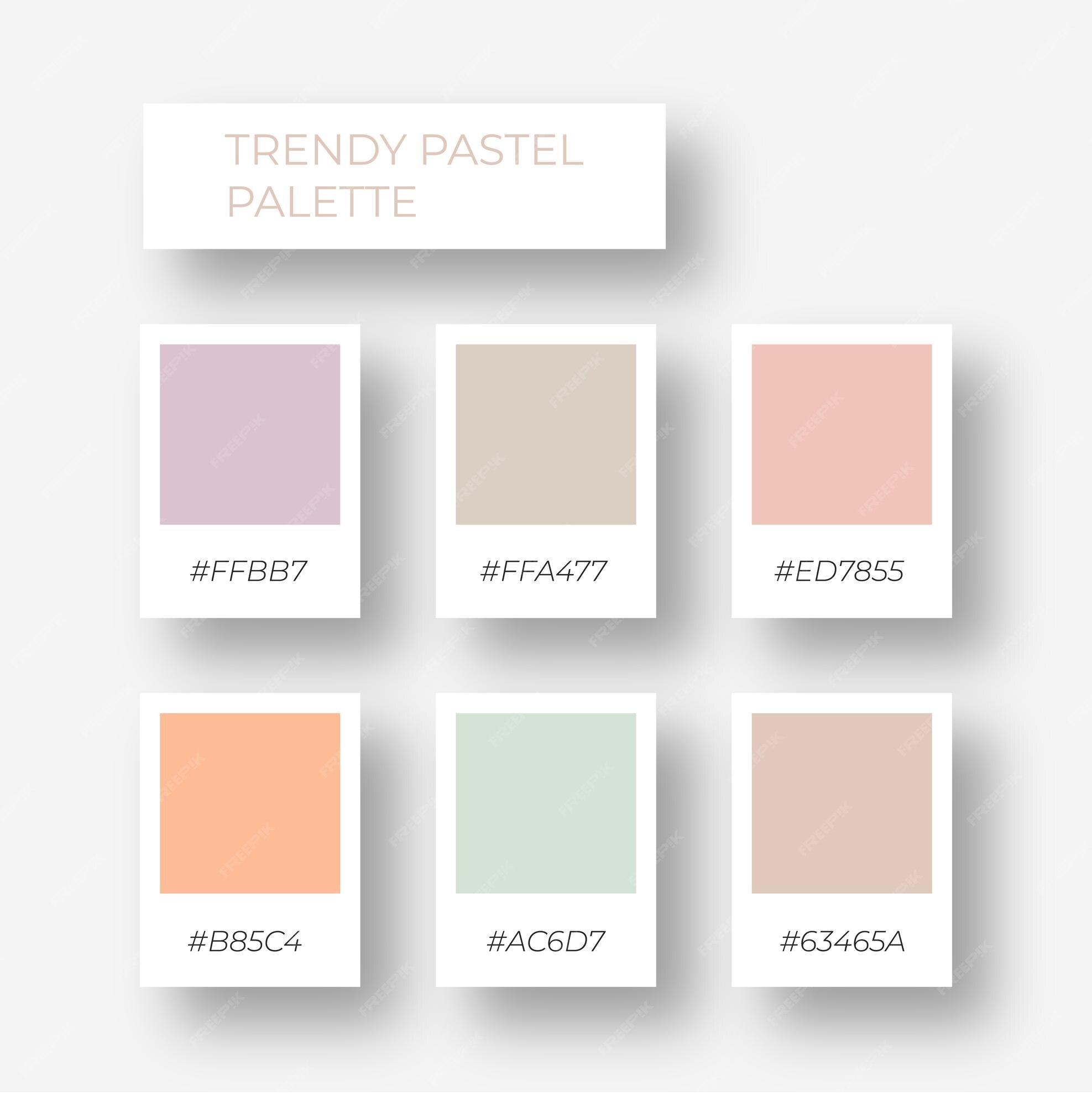 Pastel Color Chart Images - Free Download on Freepik