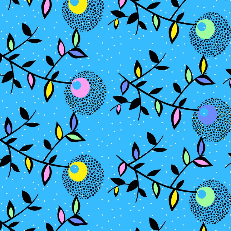 Trendy pattern design vector
