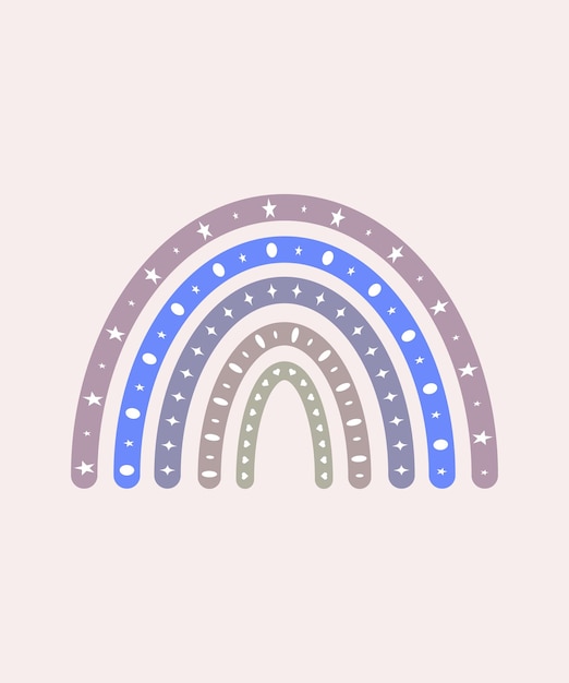 Vettore illustrazioni vettoriali di arcobaleni alla moda