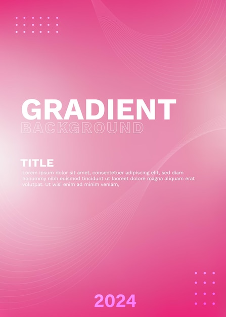Trendy Roze Gradiënt Vector Graphic