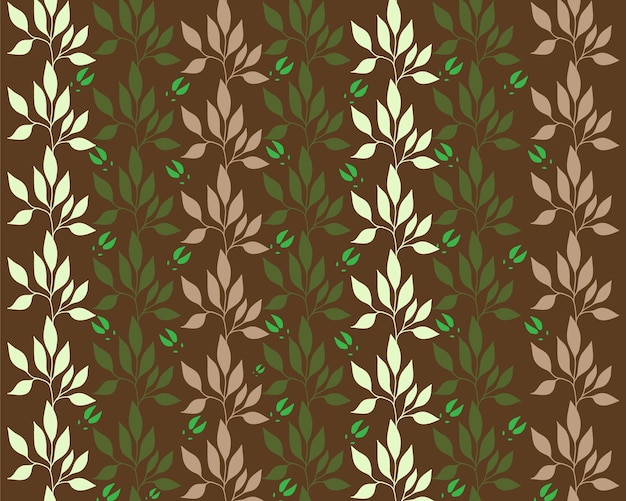 Trendy Seamless Floral Pattern In Vector