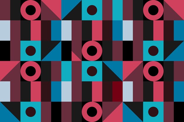 Vector trendy seamless neo geometric pattern