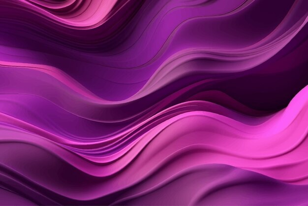 Trendy simple fluid abstract background with dynamic wave lines and paper cut effect