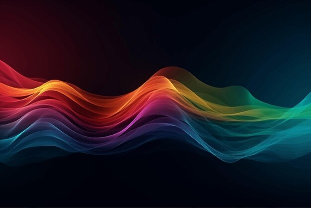 Trendy simple fluid abstract background with dynamic wave lines and paper cut effect