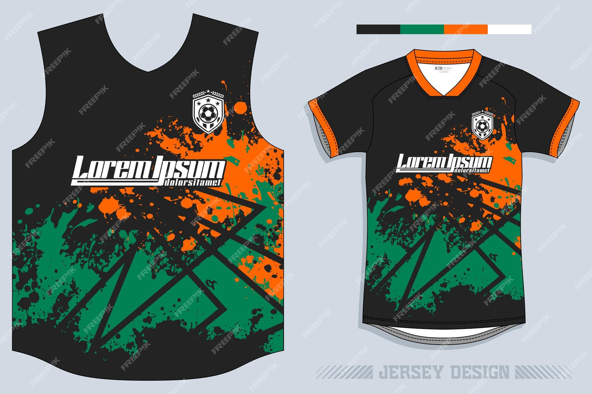 Premium Vector | Trendy and stylish contemporary soccer jersey design