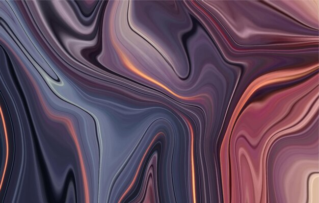 Vector trendy stylish marble wave texture colorful liquid background