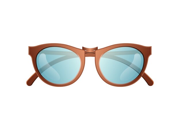 Trendy sunglasses isolated vector