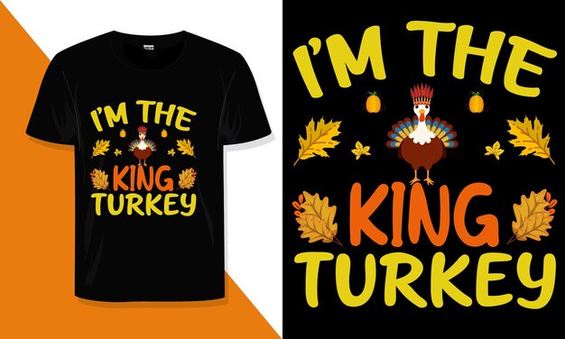 Модный дизайн футболки на День Благодарения