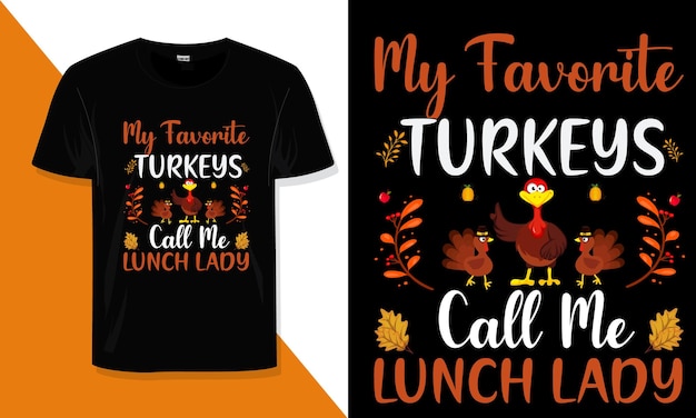 Trendy Thanksgiving-t-shirtontwerp