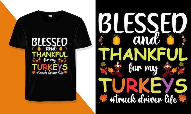 Trendy Thanksgiving-t-shirtontwerp