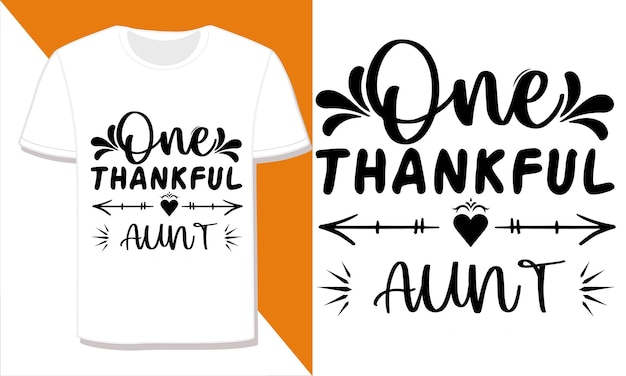 Модная типографика ко дню благодарения и дизайн футболки svg