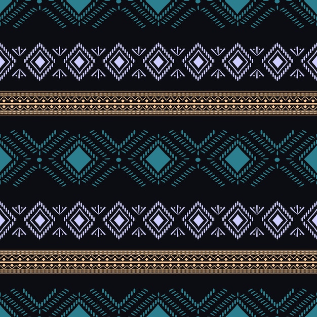 Trendy tribal aztec seamless pattern